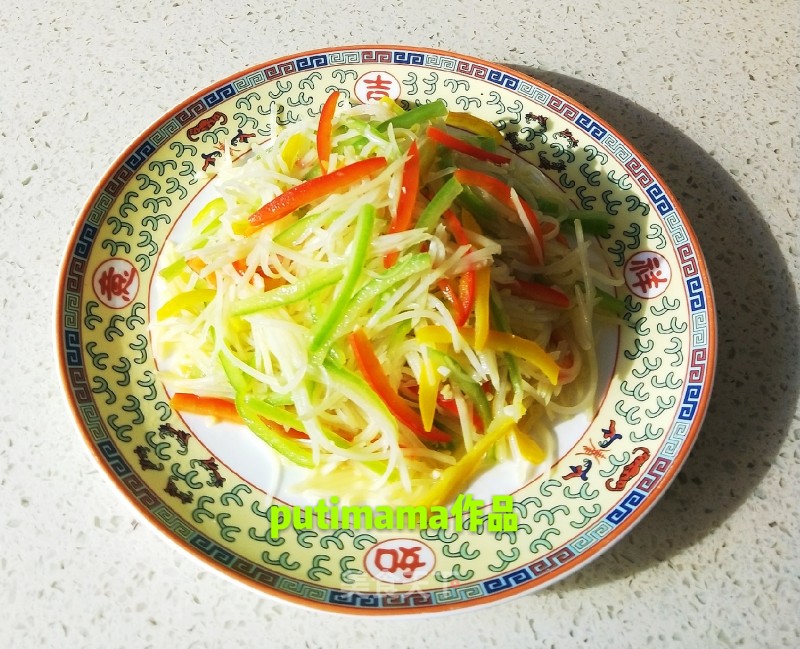 (rolling Dish) Stir-fried Vegetable Shreds recipe