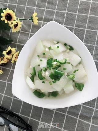 Vegetarian Fried Winter Melon Slices recipe