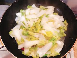 Stir-fried Yellow Cabbage recipe