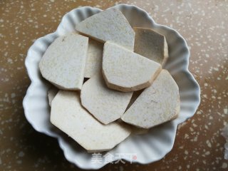 Steamed Taro with Minced Meat recipe