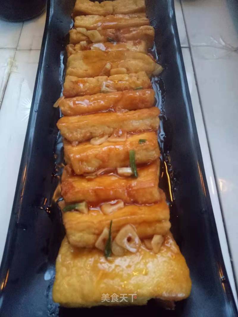Braised Tofu in Oyster Sauce recipe