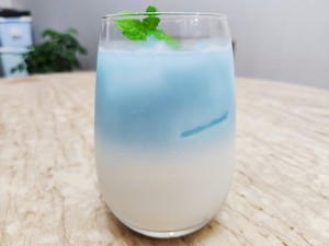 Sky City ~ Butterfly Pea Flower Milk recipe