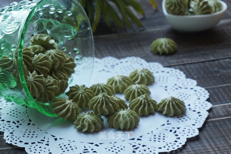 #aca烤明星大赛# Matcha Meringue recipe