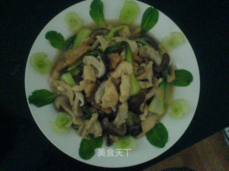 Shiitake Mushroom Chicken Slices recipe