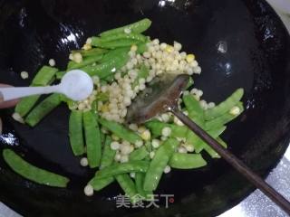 Corn Snow Peas recipe