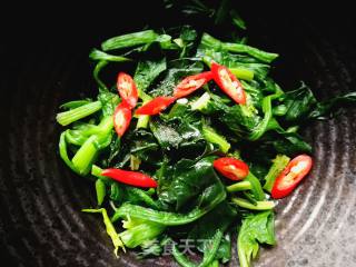 #团圆饭#peanuts Mixed with Spinach recipe