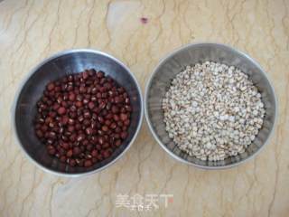 Condensed Milk, Red Bean and Barley Soup recipe
