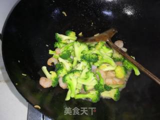 Shrimp and Broccoli in Oyster Sauce recipe