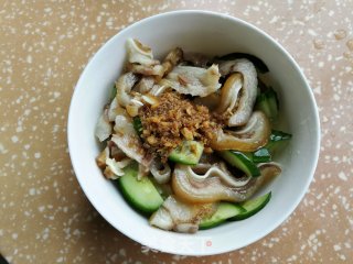 Cucumber with Pork Ears recipe