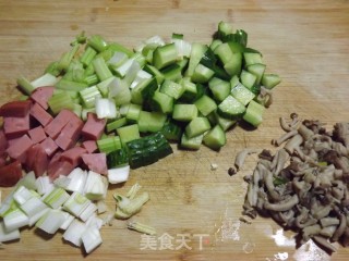 Sausage and Diced Vegetables recipe