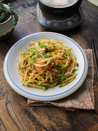 Korean Spicy Sauce Noodles recipe