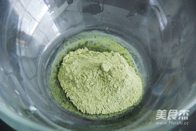 Two-color Matcha Pudding recipe