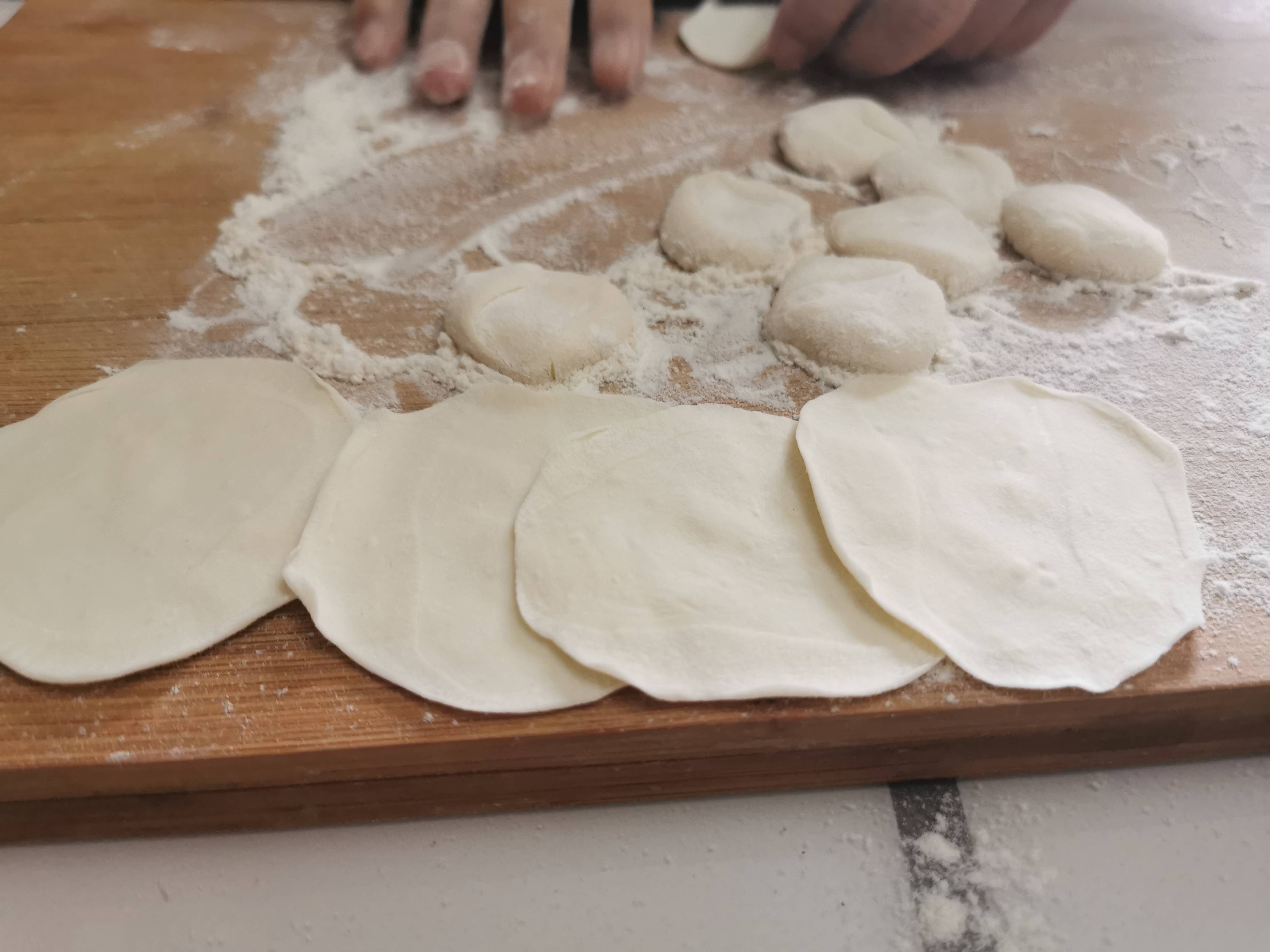 Shepherd's Purse Dumpling Bento recipe