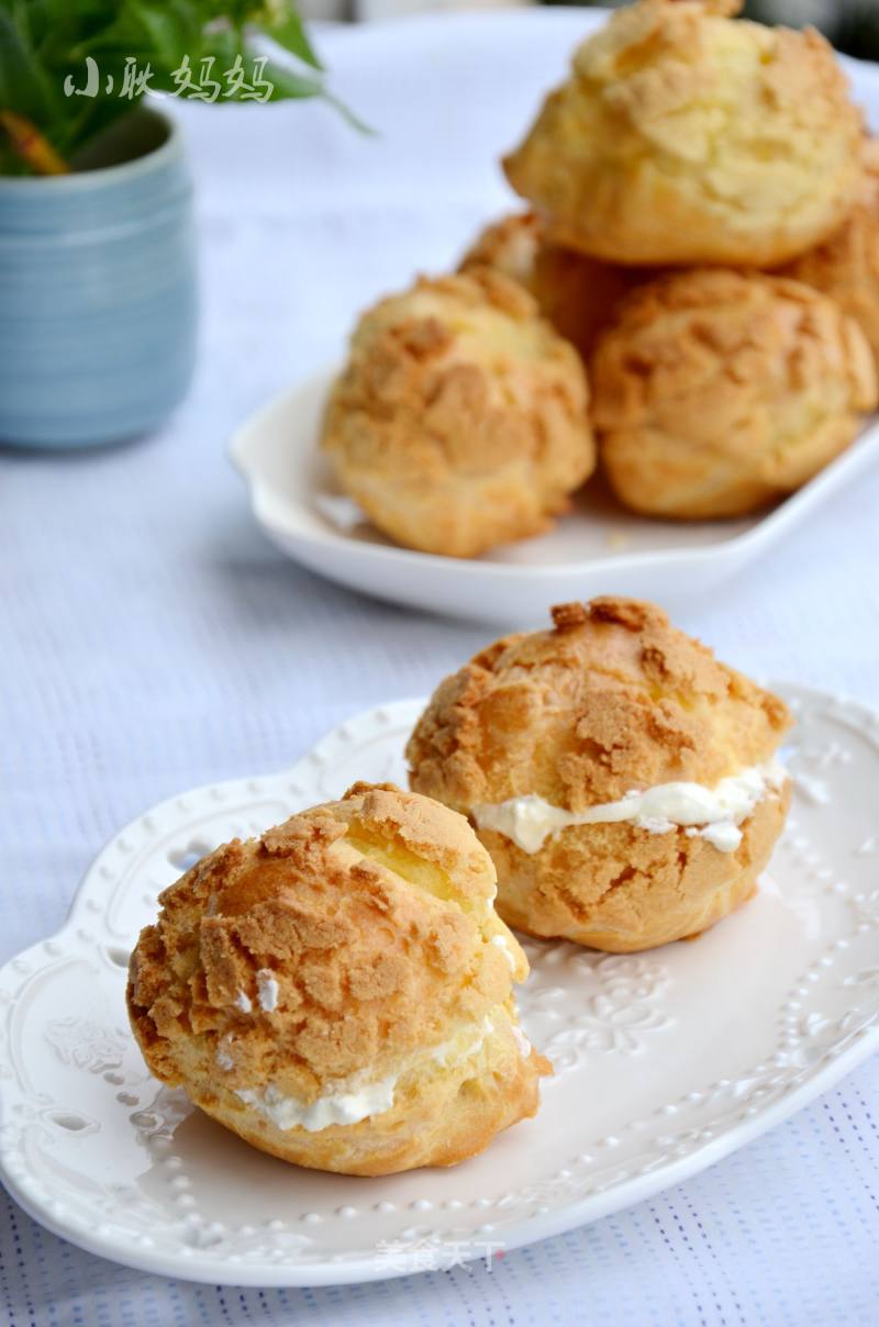 # Fourth Baking Contest and is Love Eating Festival#puff Pastry Cream Puffs recipe