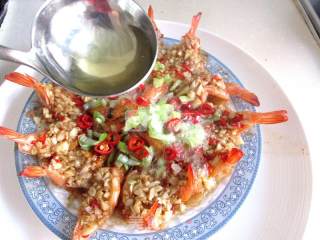 Garlic Open Back Shrimp recipe