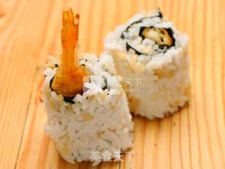 Making Tempura Shrimp Rolls recipe