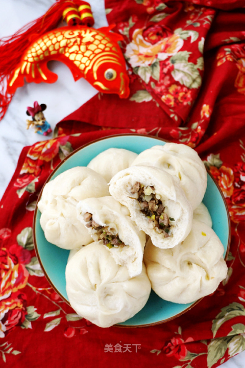 [sichuan] Mei Cai Rou Baozi recipe