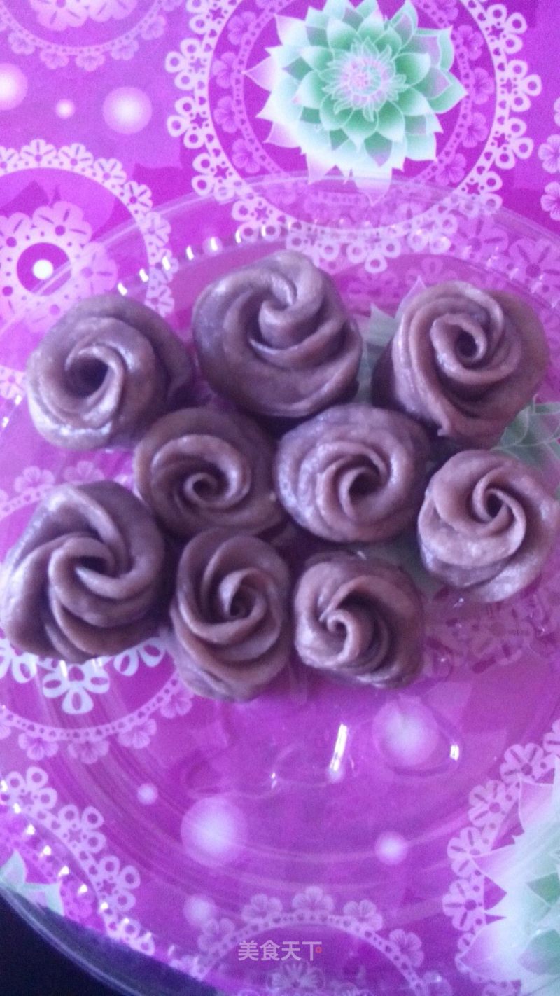 Purple Sweet Potato Rose recipe