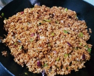 Fried Rice with Egg and Soy Sauce recipe