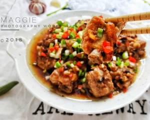 Home Cooking ~ Steamed Pork Ribs with Black Bean Sauce recipe