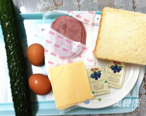 Ham and Cheese Egg Sandwich recipe