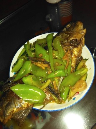 Braised Fish with Green Pepper recipe