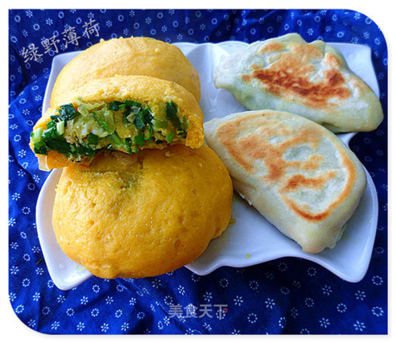 [tianjin] Two Foods with Leek and Vegetarian Stuffing-corn Flour Dumplings + Vegetarian Zygote recipe