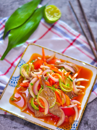 Thai Style Beef with Lemon recipe