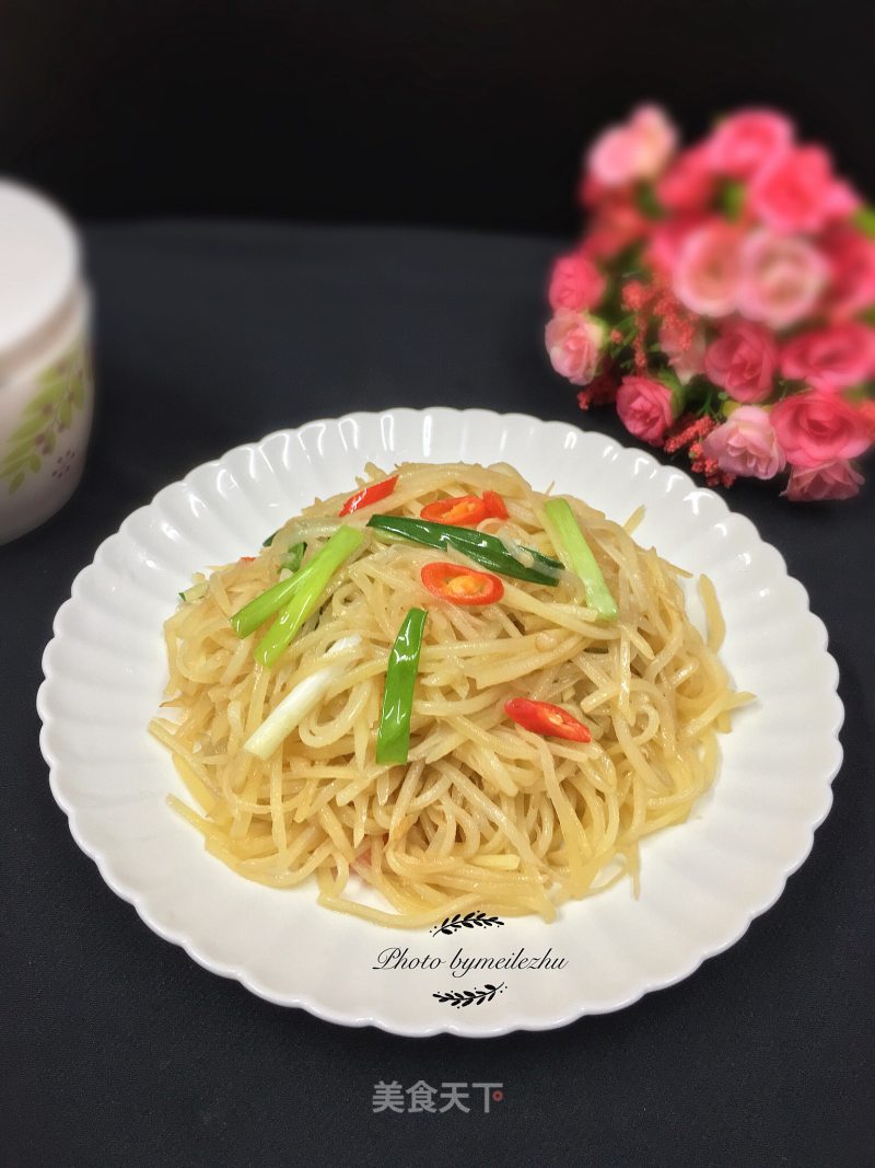 Hot and Sour Potato Shreds recipe