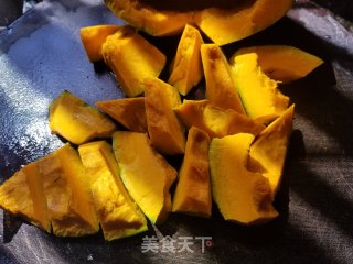 Boiled Pumpkin with Clam Meat recipe