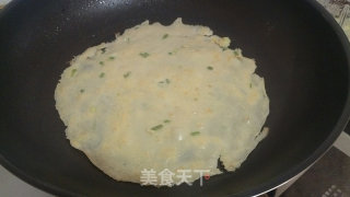 Egg Scallion Noodle Cake recipe