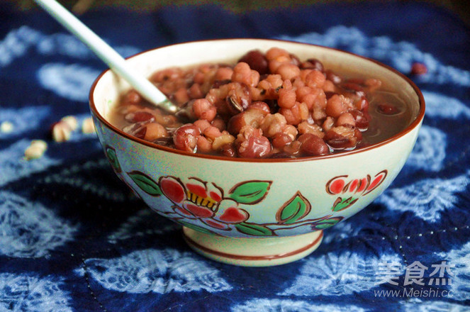 Red Bean and Coix Seed Congee recipe