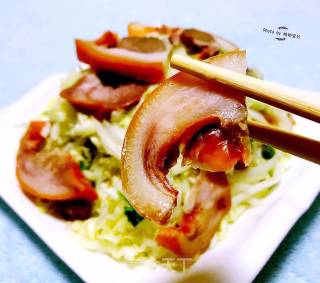 #凉饭菜#bai Caitou Meat recipe