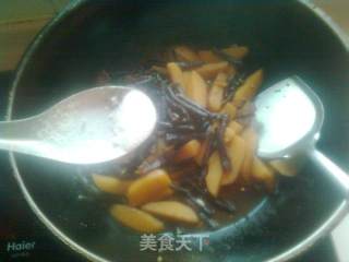 Potato Stew with Purple Beans recipe