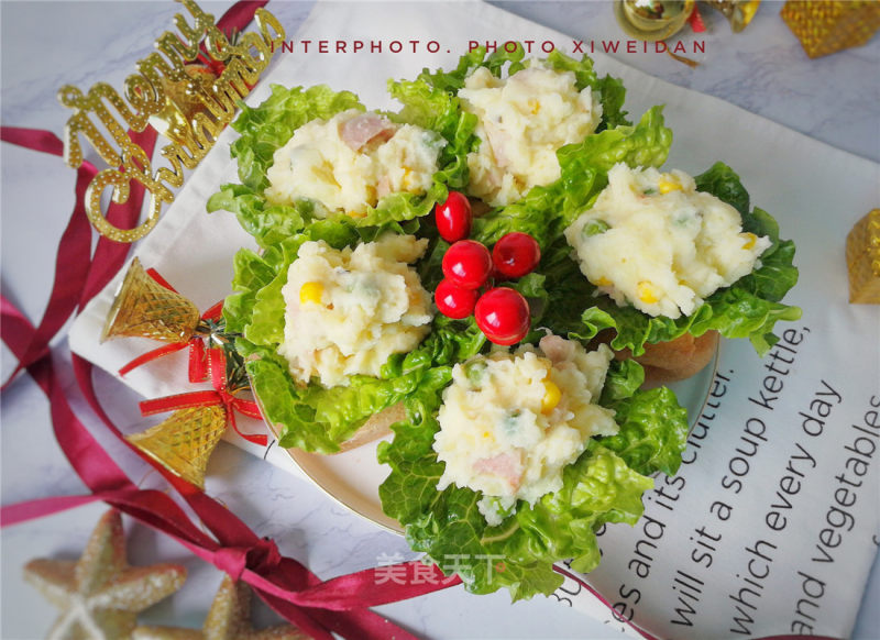 Christmas Wreath Salad Bag recipe