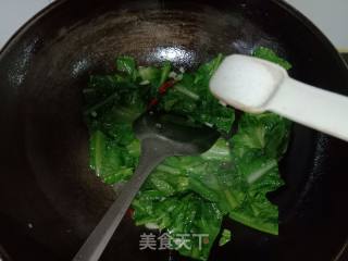 Garlic Lettuce Leaves recipe