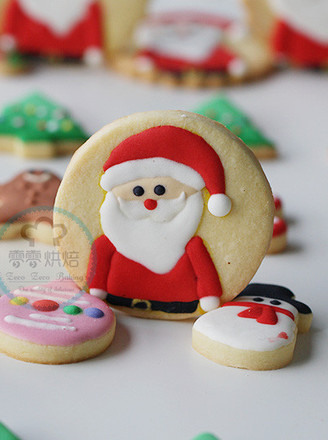 Santa Icing Cookies