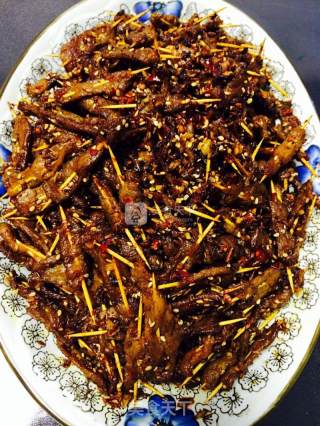 Spicy Toothpick Beef recipe