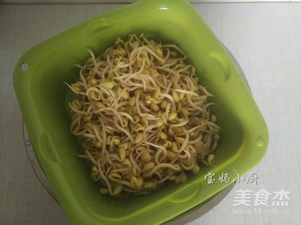 Braised Noodles with Soy Sprouts recipe