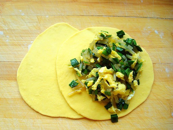 Pumpkin Leek Egg Buns recipe