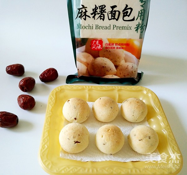 Red Date Mochi Bread recipe