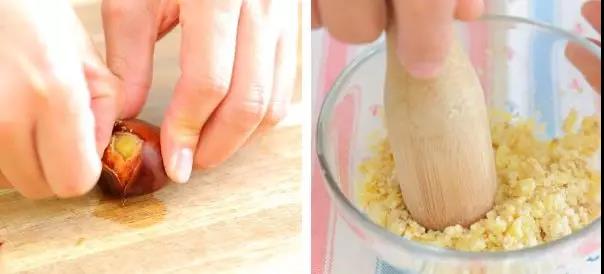 Purple Rice Chestnut Porridge Baby Food Supplement Recipe recipe