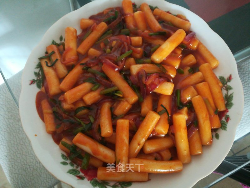 Fried Rice Cake recipe