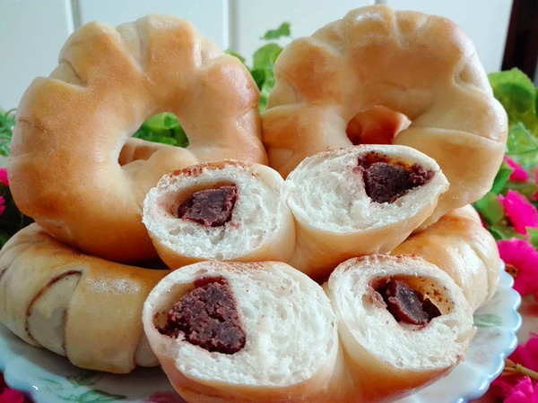 Coconut Bean Paste Bagel recipe