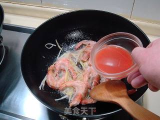 Private Kitchen "garlic Sweet and Spicy Braised Prawns" recipe