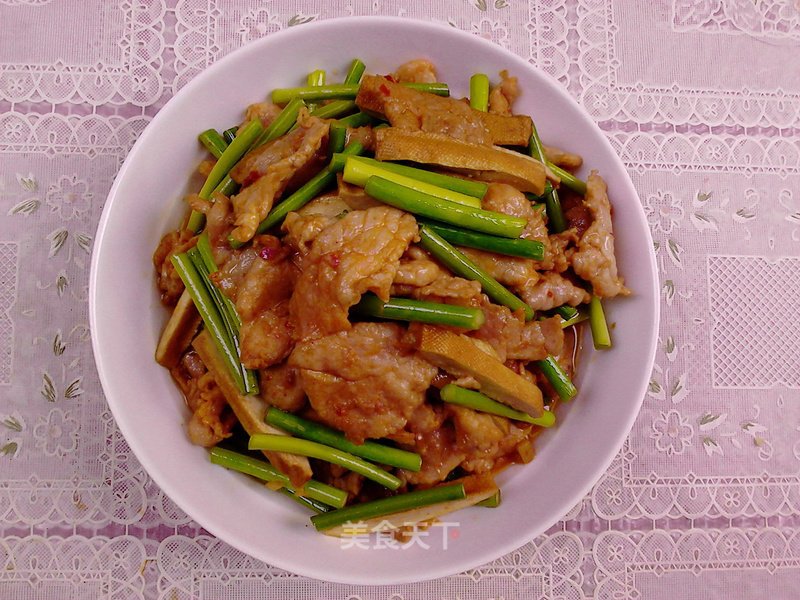 Garlic Scallop Pork Slices recipe