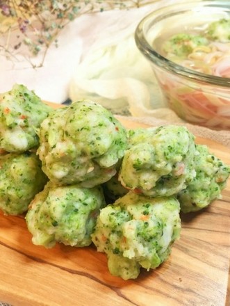 Baby Food Supplement: Shrimp Balls with Seasonal Vegetables recipe
