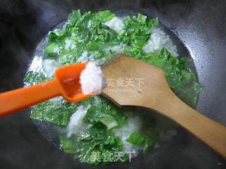 Tian Choi Soup Rice recipe