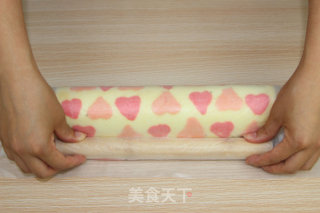 Painted Love Cake Roll-tanabata, A Gift for Lovers and Children! recipe