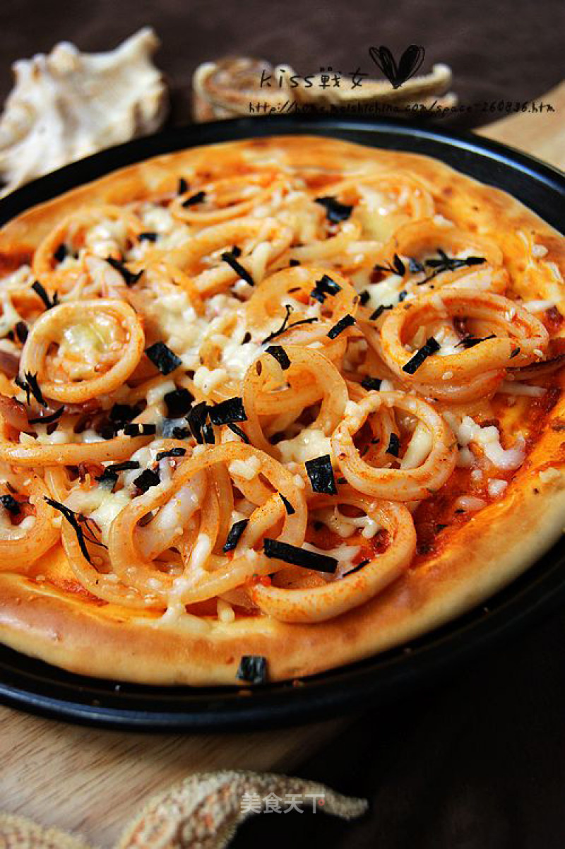 [diy New Orleans Bbq Pizza]: Squid Pizza recipe